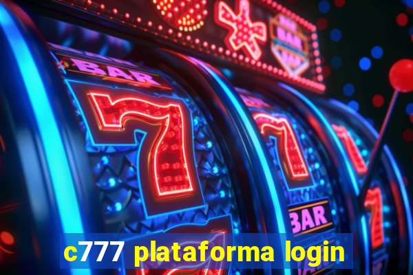 c777 plataforma login